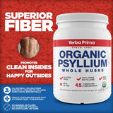 Yerba Prima Psyllium Entero: medidor de cuchara para porciones precisas