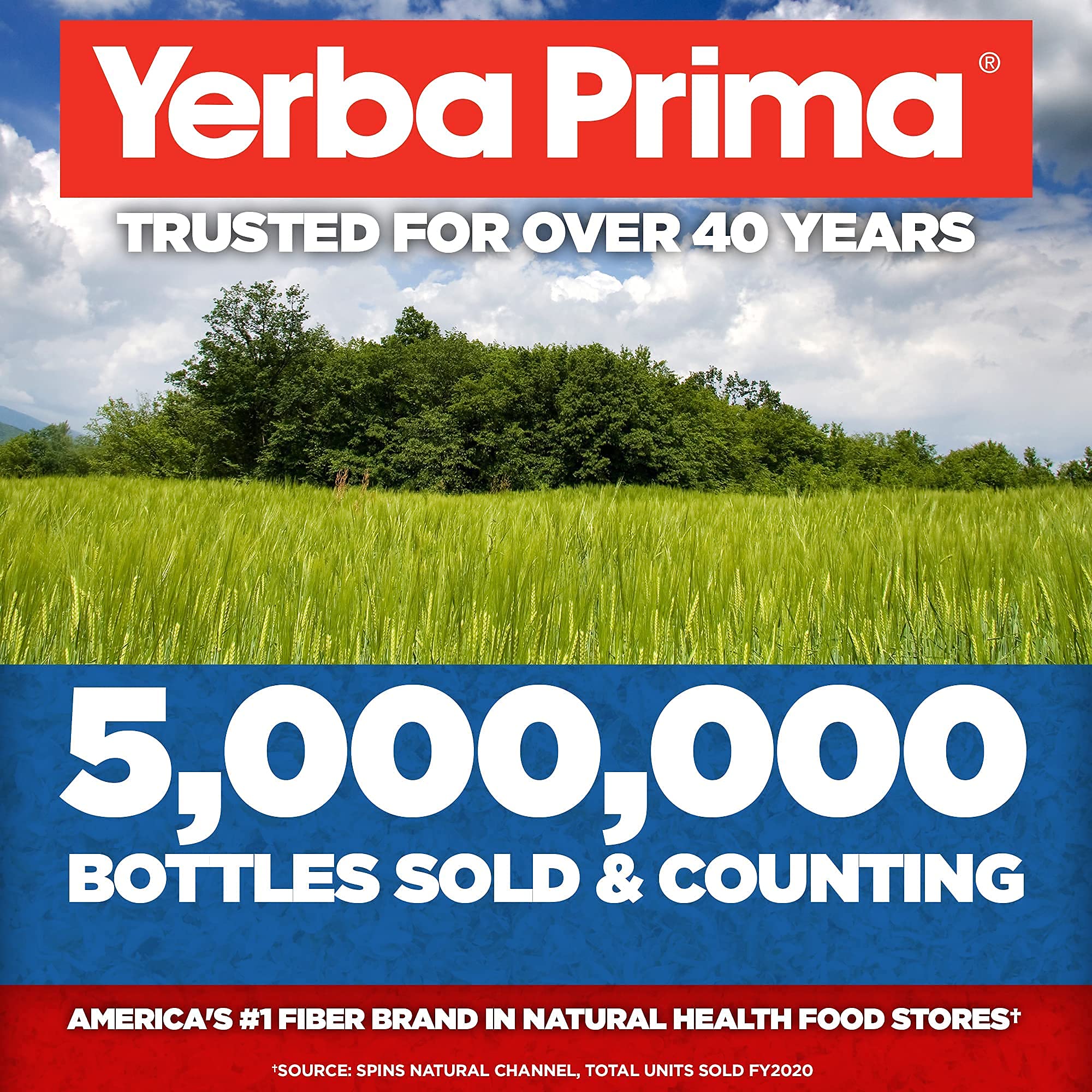 Yerba Prima psyllium en jugo para sabor más suave