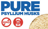 Sin OGM: psyllium puro para una ingesta de fibra confiable.