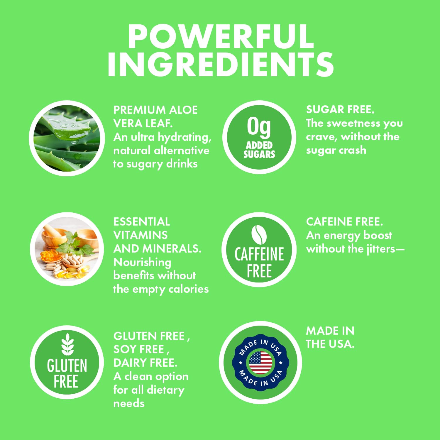 Yes You Can Aloe Vera Powder, paquete de 40 porciones.