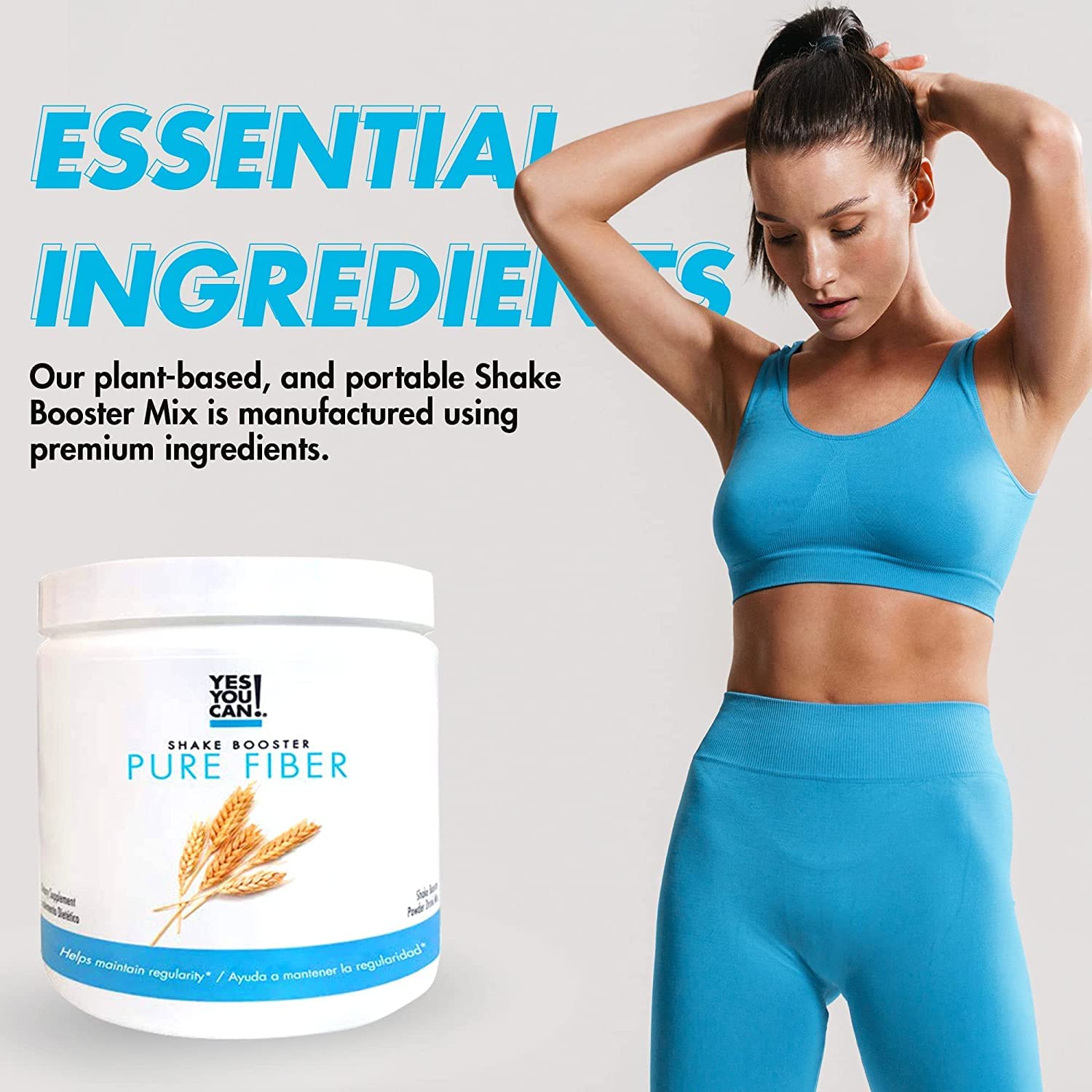 Yes You Can Shake Booster Pure Fiber, uso para llevar en cualquier momento.