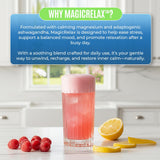 Yesnap MAGICRELAX envase con 30 porciones para uso diario cómodo.