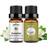 Aceite jazmín de yethious en botella ámbar para aromatizar espacios.