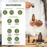 Paquete de dos aceites esenciales de yethious, ideal para regalo.