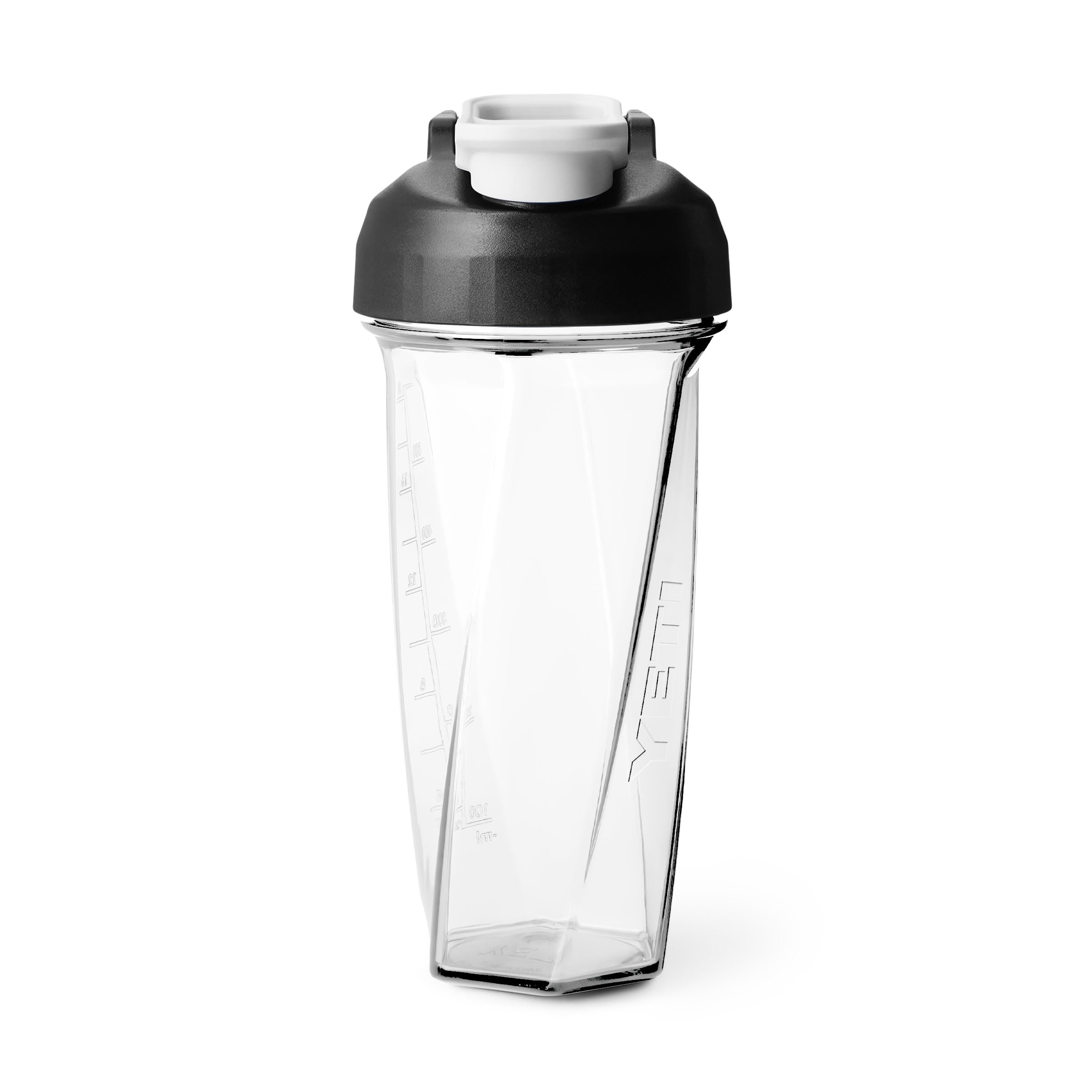 YETI Yonder Helimix 27 oz, botella transparente para batidos en movimiento