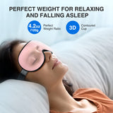 YFONG mascarilla pesada para dormir con diseño ergonómico para dormir mejor