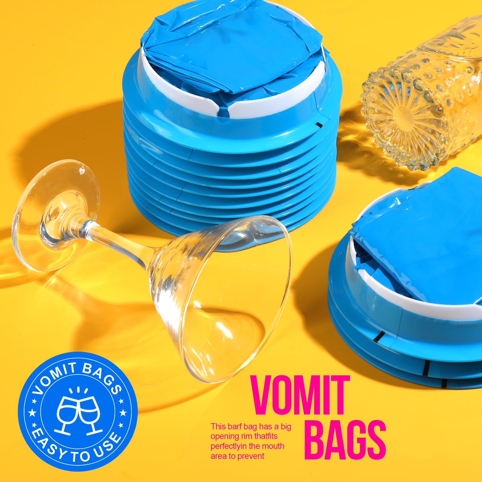 YGDZ bolsas vómito 1000 ml para volúmenes moderados
