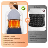 Yincook masaje lumbar con airbags de dos canales envolventes