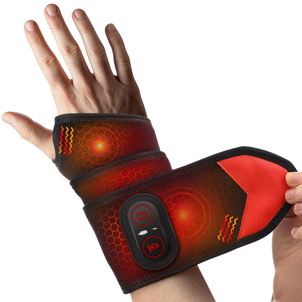 Yincook masaje de mano inalámbrico para alivio cómodo en cualquier lugar.