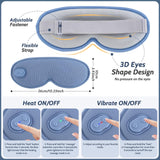 Yincook Mascarilla Ocular con Calor Ajuste para confort personalizado