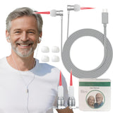 YINGPM terapia de luz roja para oreja, alivio suave durante sesiones largas con auriculares