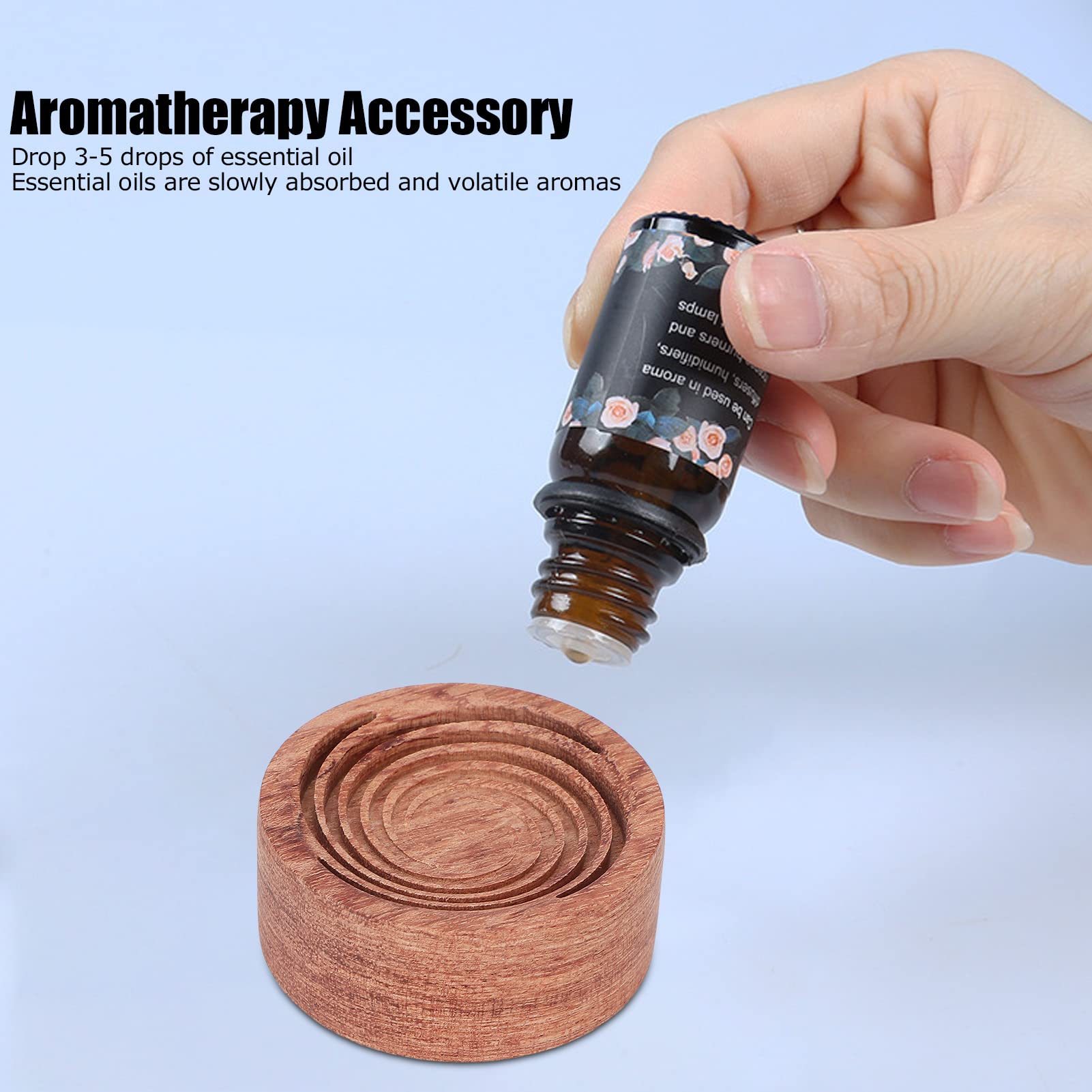 Yinhing difusor para coche de madera, aroma ligero para viajes.