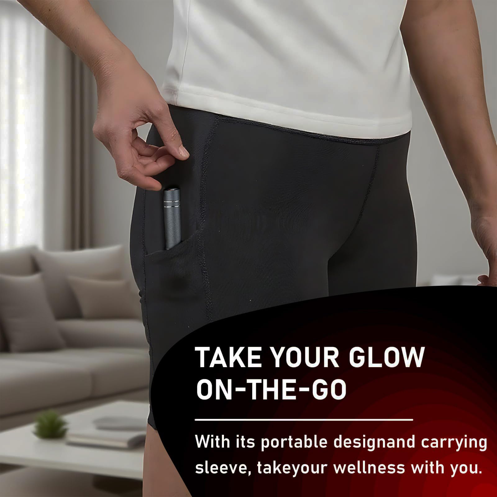 YKeluxon luz infrarroja para rodilla: favorece movilidad y confort.