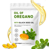 YKJHCSL cápsulas de aceite de orégano 2 en 1, fáciles de tragar