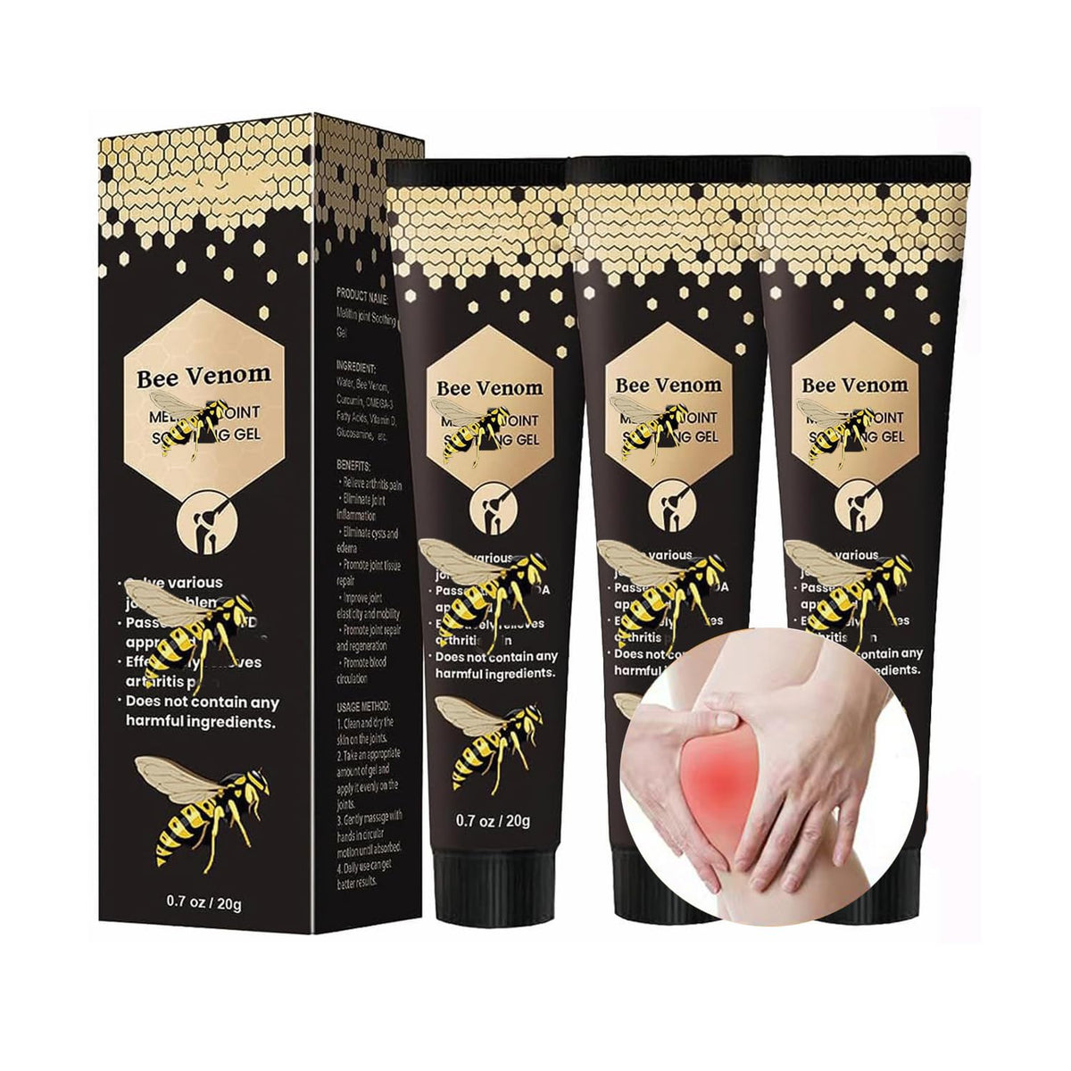 Ylahdent Veneno de Abeja Crema Envase: alivio suave para articulaciones