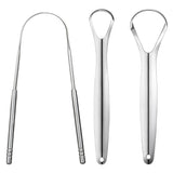 Raspador de lengua YLYL con mango dual ergonómico para una limpieza más fácil.