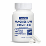YMINGKJ Magnesium Complex botella frontal, acceso rápido a tu dosis diaria.