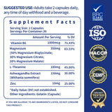 YMINGKJ Magnesium Complex cápsulas, formato práctico para tomar cada día.
