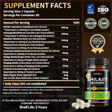 Proceso GMP garantiza calidad y pureza en YMINGKJ Shilajit Cápsulas.