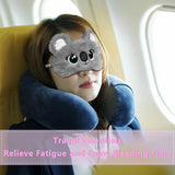 Mascarilla para dormir Ynaize koala gris tamaño universal para la mayoría