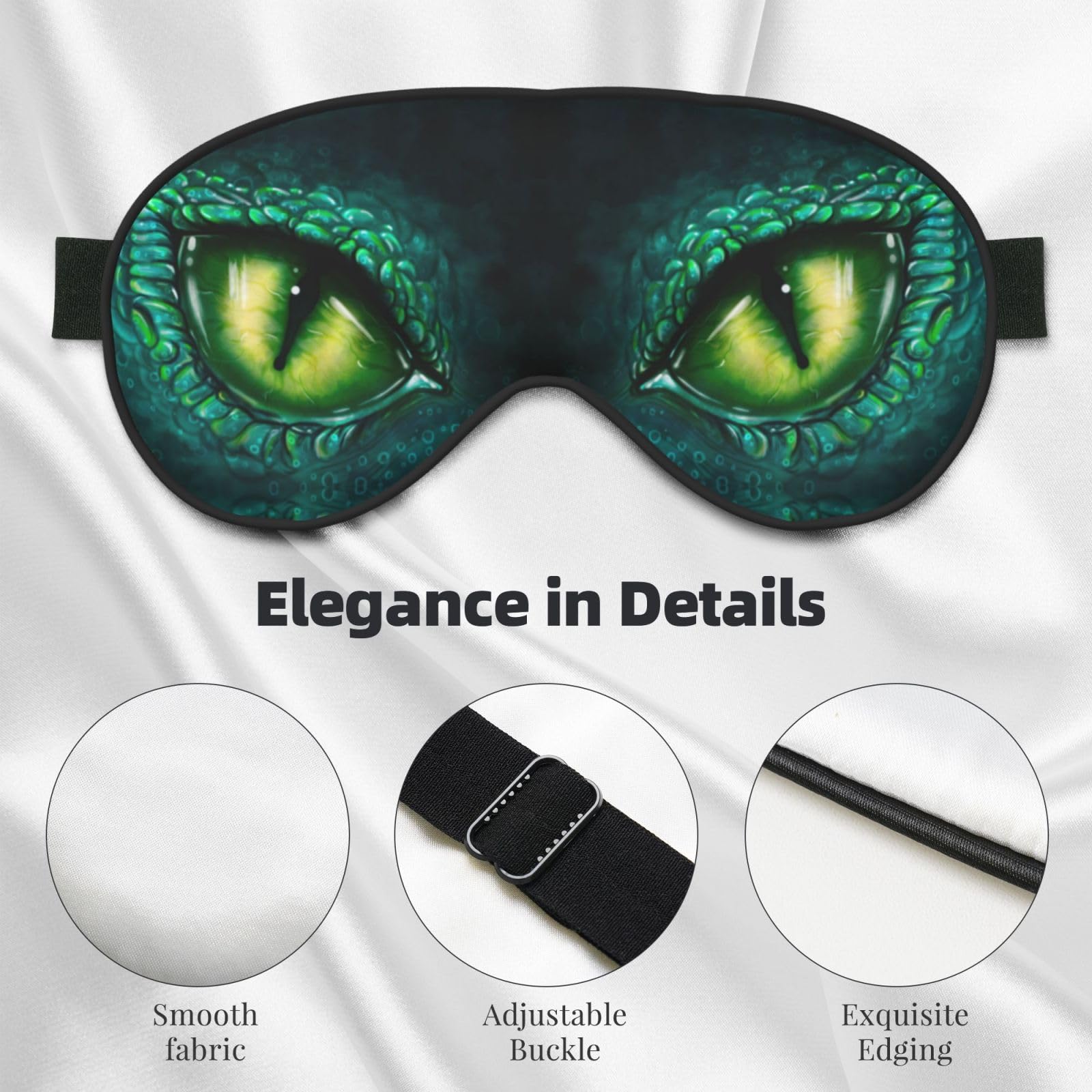 YNXTYB Dragon Eye máscara para viaje facilita dormir en movimiento