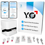 YO Prueba de esperma para el hogar: caja y accesorios para empezar con facilidad.