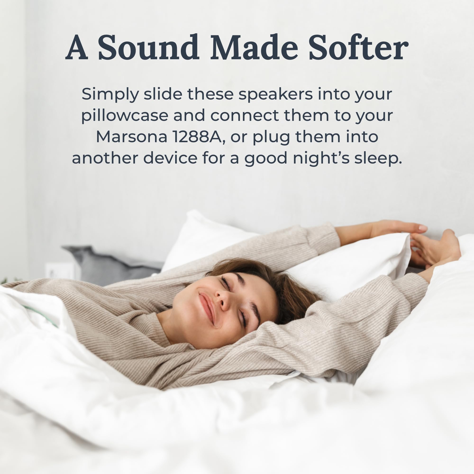 Altavoces Yogasleep con diseño clásico para un dormitorio tranquilo
