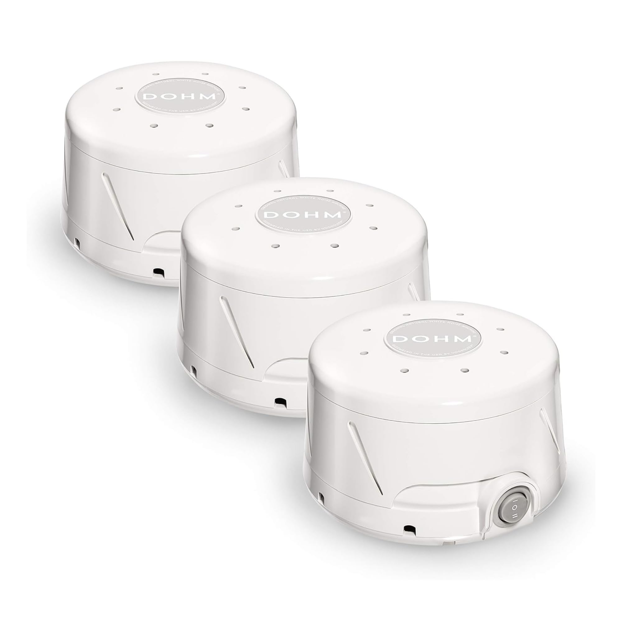 Yogasleep Dohm Classic 3 Pack en caja: tres máquinas para descanso constante.