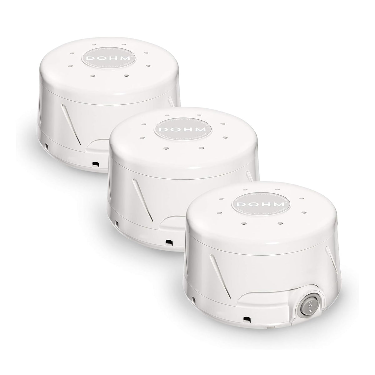 Yogasleep Dohm Classic 3 Pack en caja: tres máquinas para descanso constante.