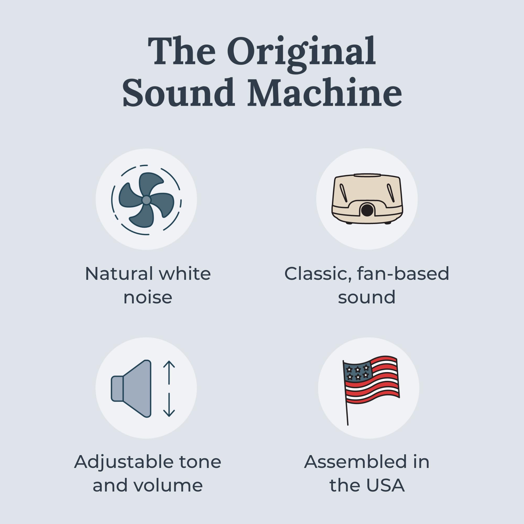 Dohm Classic tono tan con ajuste dual para concentración y calma.