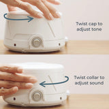 Yogasleep Dohm Classic velocidades ajustables permiten tono y volumen personalizados.