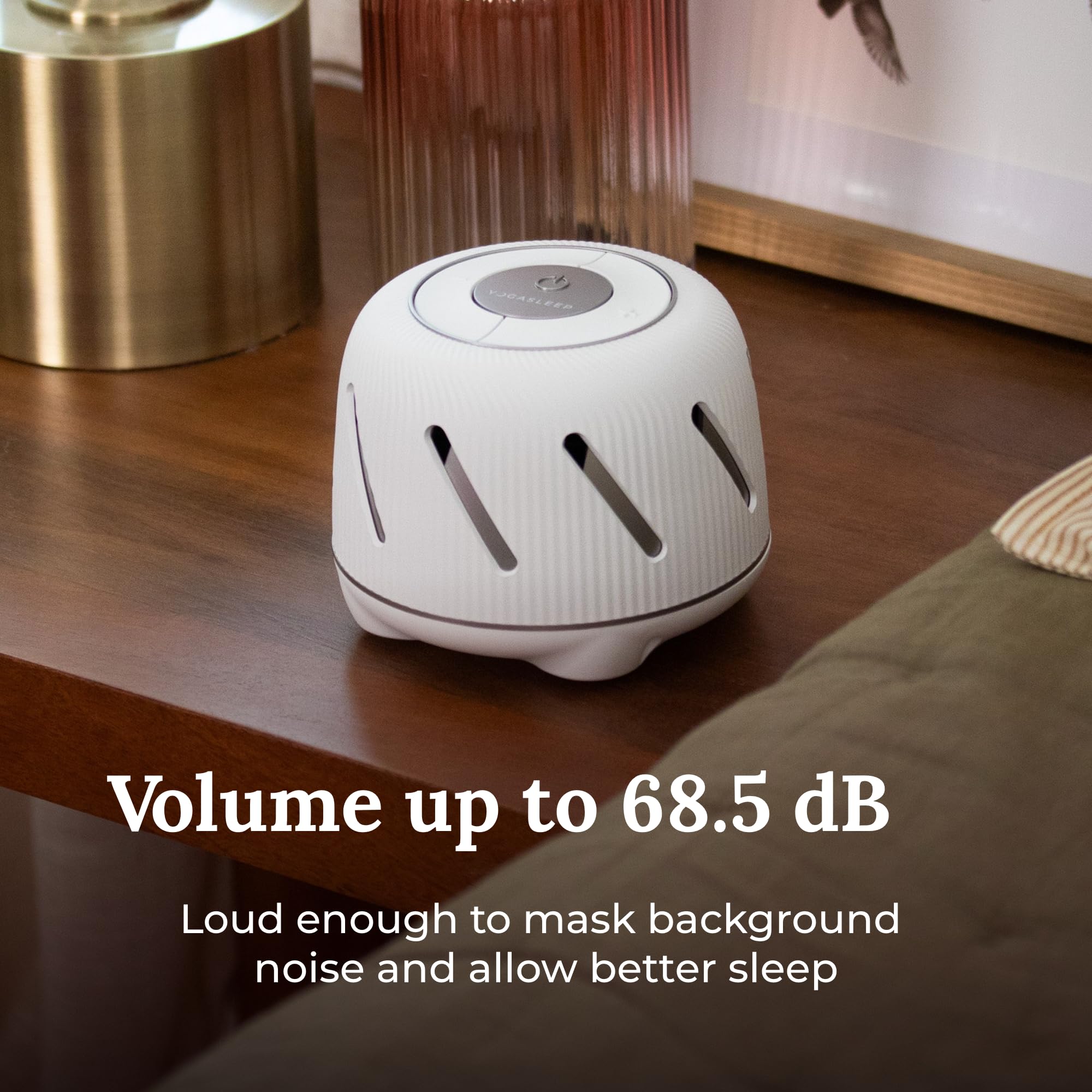 Yogasleep Dohm Connect, uso en dormitorio para privacidad y ambiente relajante