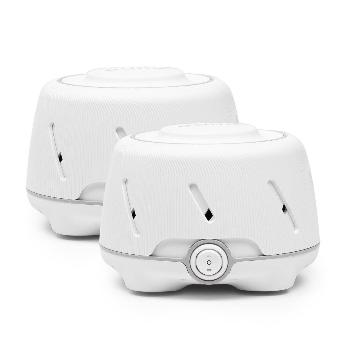 Yogasleep Dohm, dos unidades en blanco y gris, ruido blanco natural para dormir