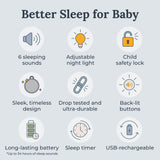Yogasleep Hushh 2 con luz nocturna ajustable para dormir mejor