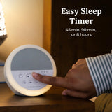 Yogasleep Nod presenta un diseño-moderno que encaja con cualquier habitación.