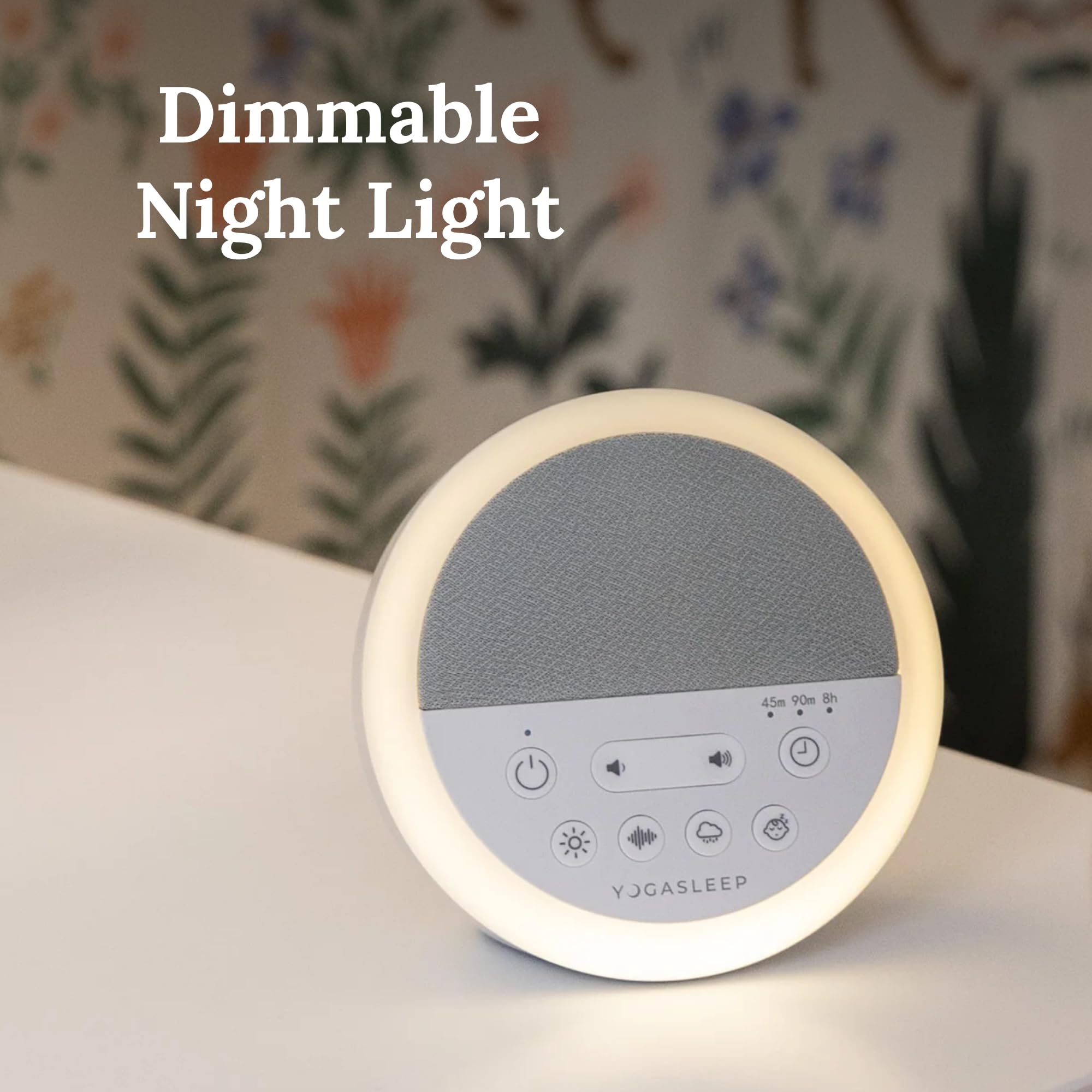 Yogasleep Nod dispone de temporizador-45-90-8h para dormir sin interrupciones.