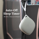 Yogasleep Travelcube, temporizador, facilita dormir sin interrupciones con apagado programable.