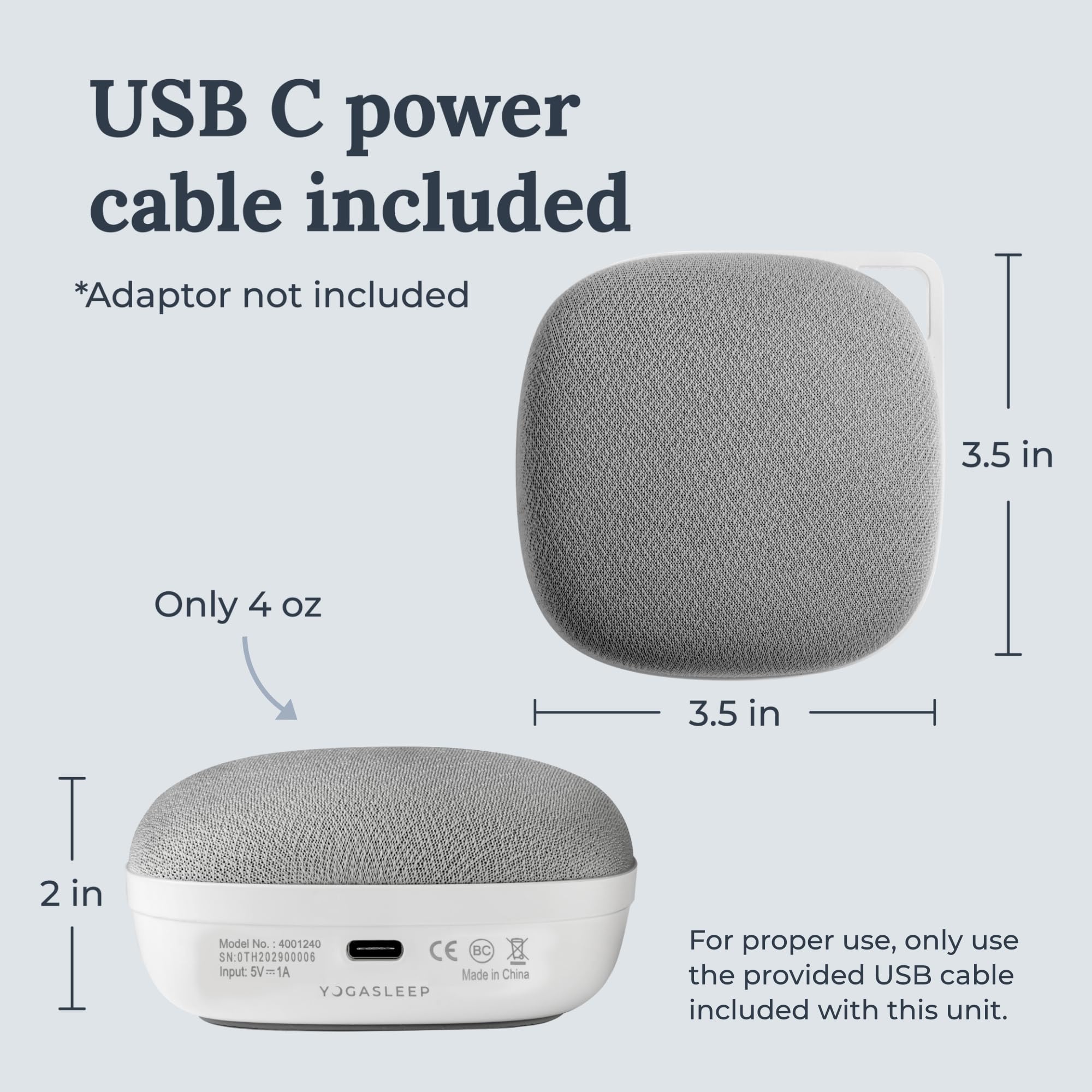 Yogasleep Travelcube, uso en viaje, compacto para privacidad y relajación en cualquier lugar.
