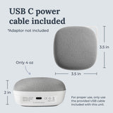 Yogasleep Travelcube, uso en viaje, compacto para privacidad y relajación en cualquier lugar.
