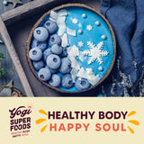 Yogi Super Foods polvo espirulina azul, almacenamiento recomendado
