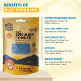 Yogi Super Foods polvo espirulina azul colorante natural en repostería