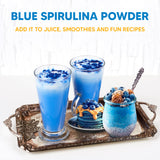 Yogi Super Foods polvo espirulina azul para energía suave diaria