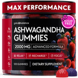 YOLOBALANCE Ashwagandha Gummies en envase, apoyo al equilibrio diario.