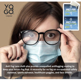 Yogo Vision: toallitas antivaho para gafas de natación, claridad al sumergirse.