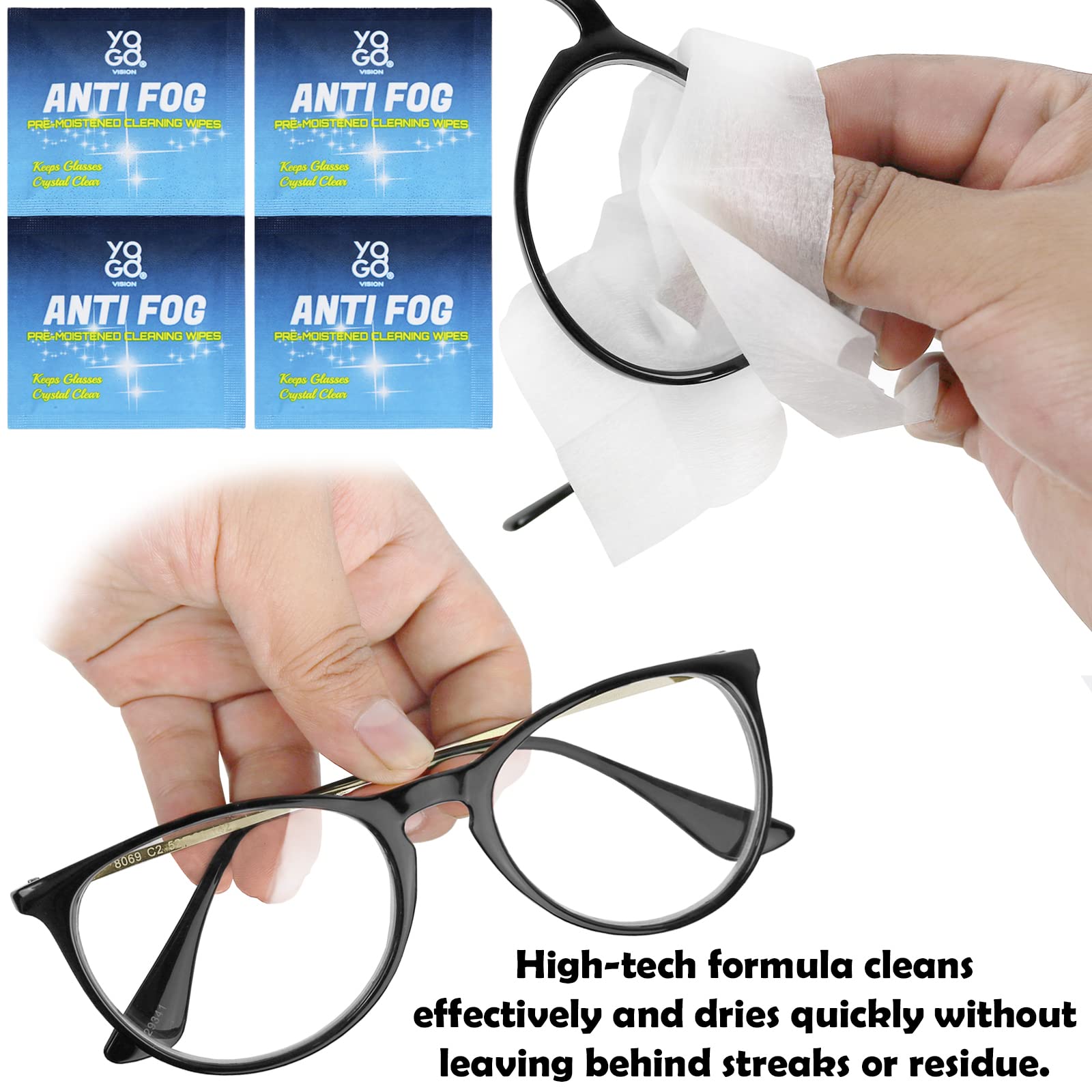 Yogo Vision: toallitas antivaho para pantallas, evita empañamiento en dispositivos.