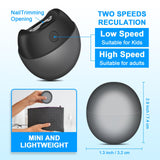 Cortaúñas eléctrico Yoiilifee batería de 300mAh para uso prolongado.