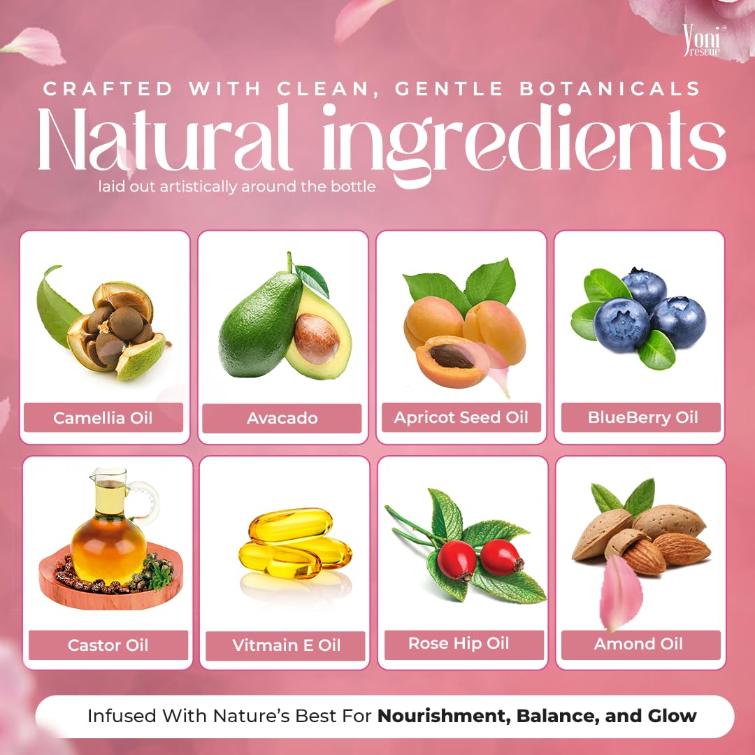 Yoni Rescue: aceite de albaricoque, ingrediente suave para hidratación diaria.