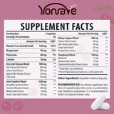 Yonrave cápsulas de cereza ácida, sabor suave y uso nocturno potencial