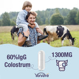 Yonrave colostro bovino factores probióticos: apoyo a la microbiota.
