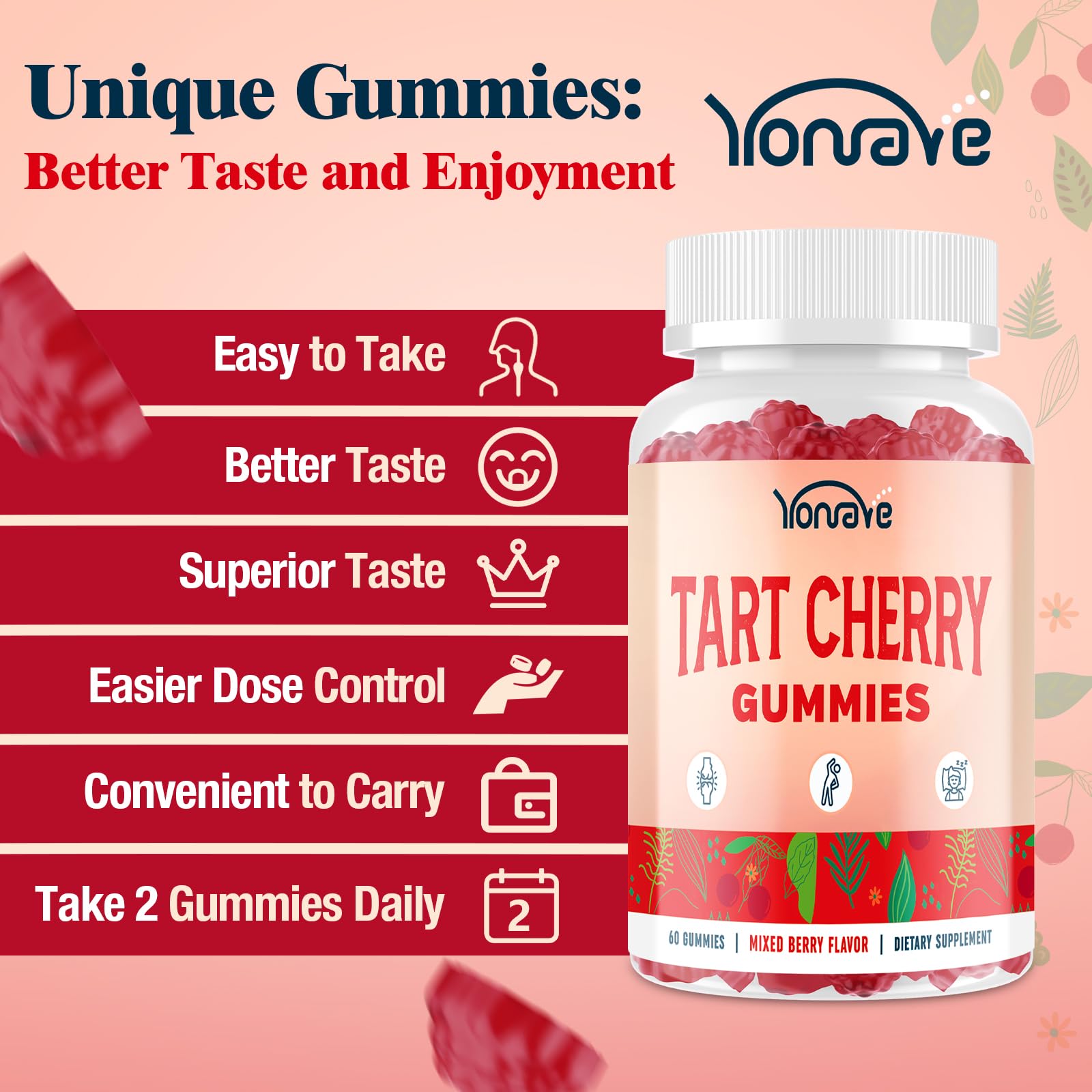 Yonrave sabor frutos del bosque gominas veganas